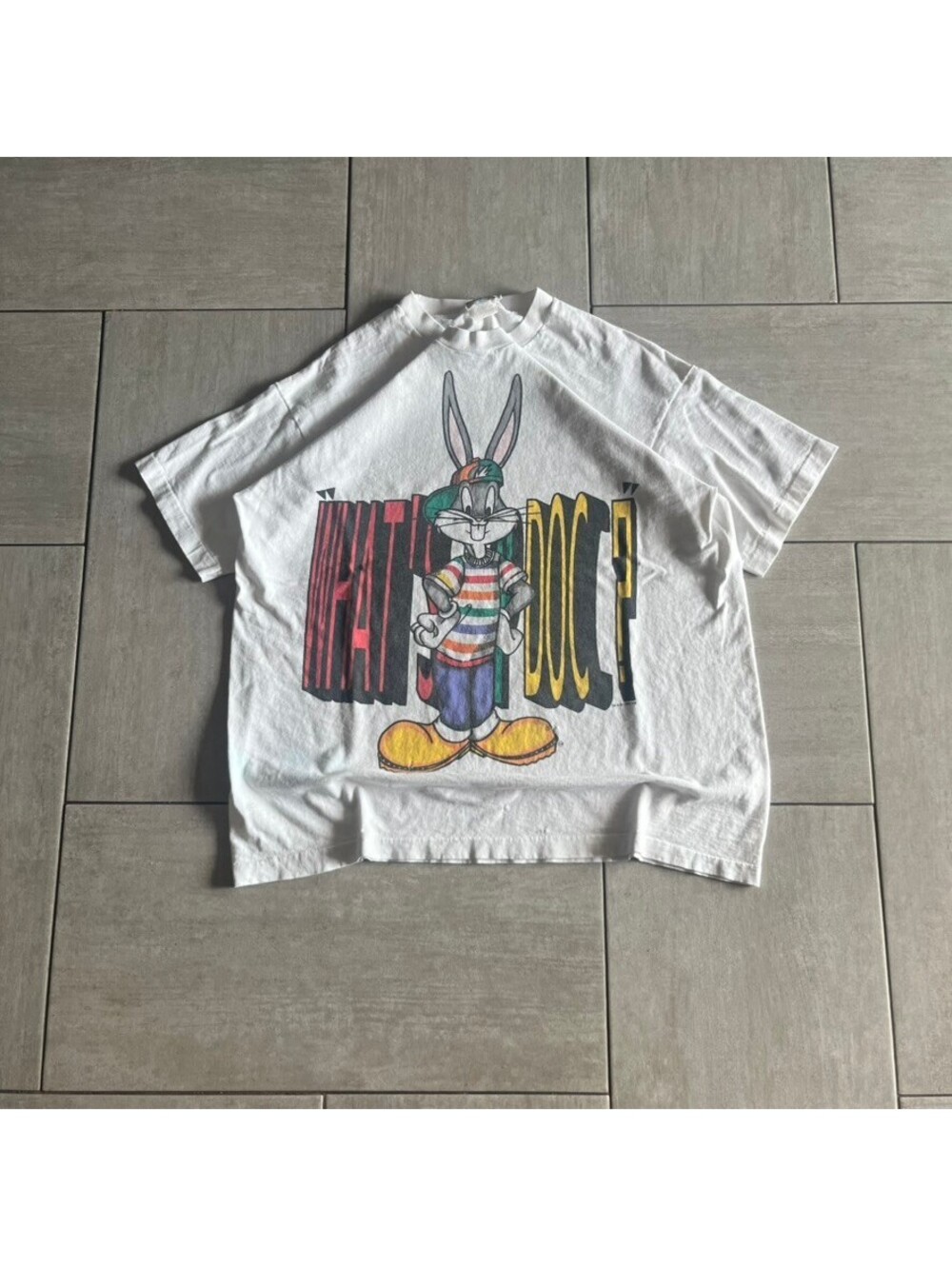 Jerry Leigh Vintage Bugs Bunny Graphic Tee Shirt Size XL